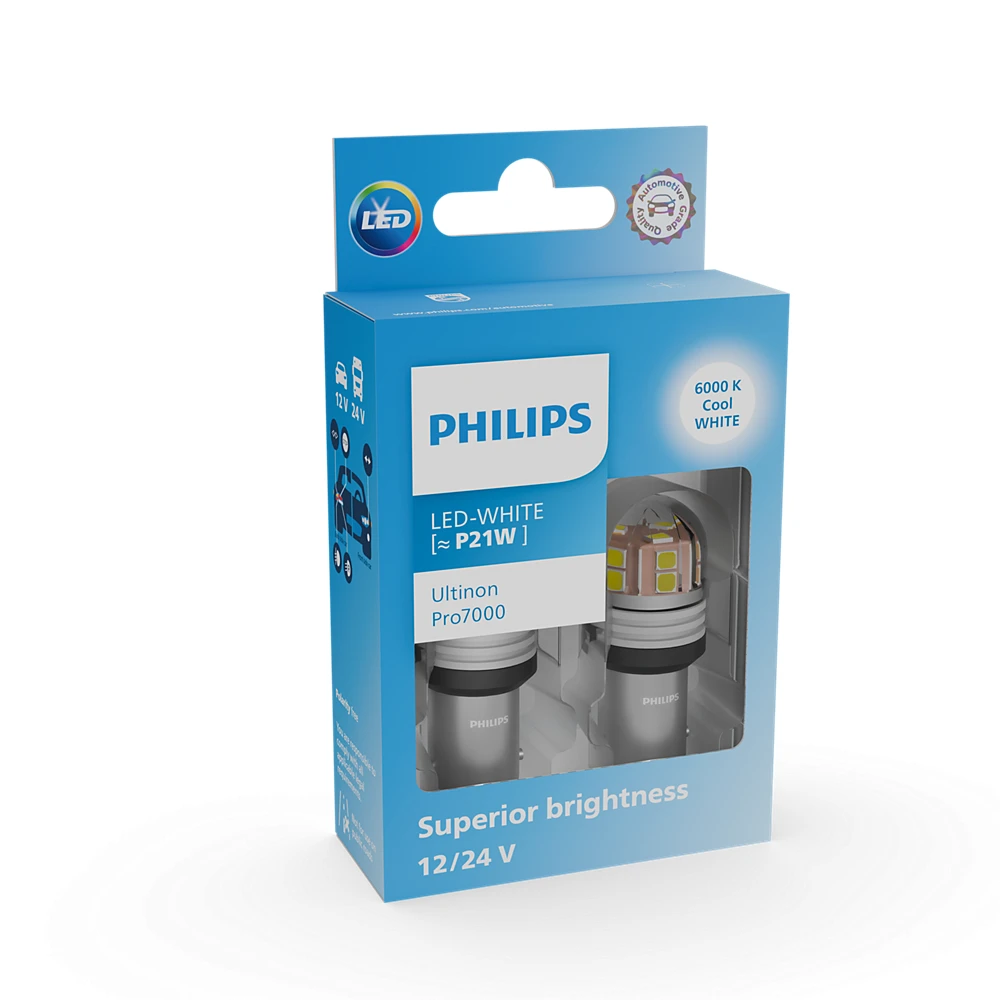 Сигнальні LED PHILIPS Ultinon Pro7000 P21W 12